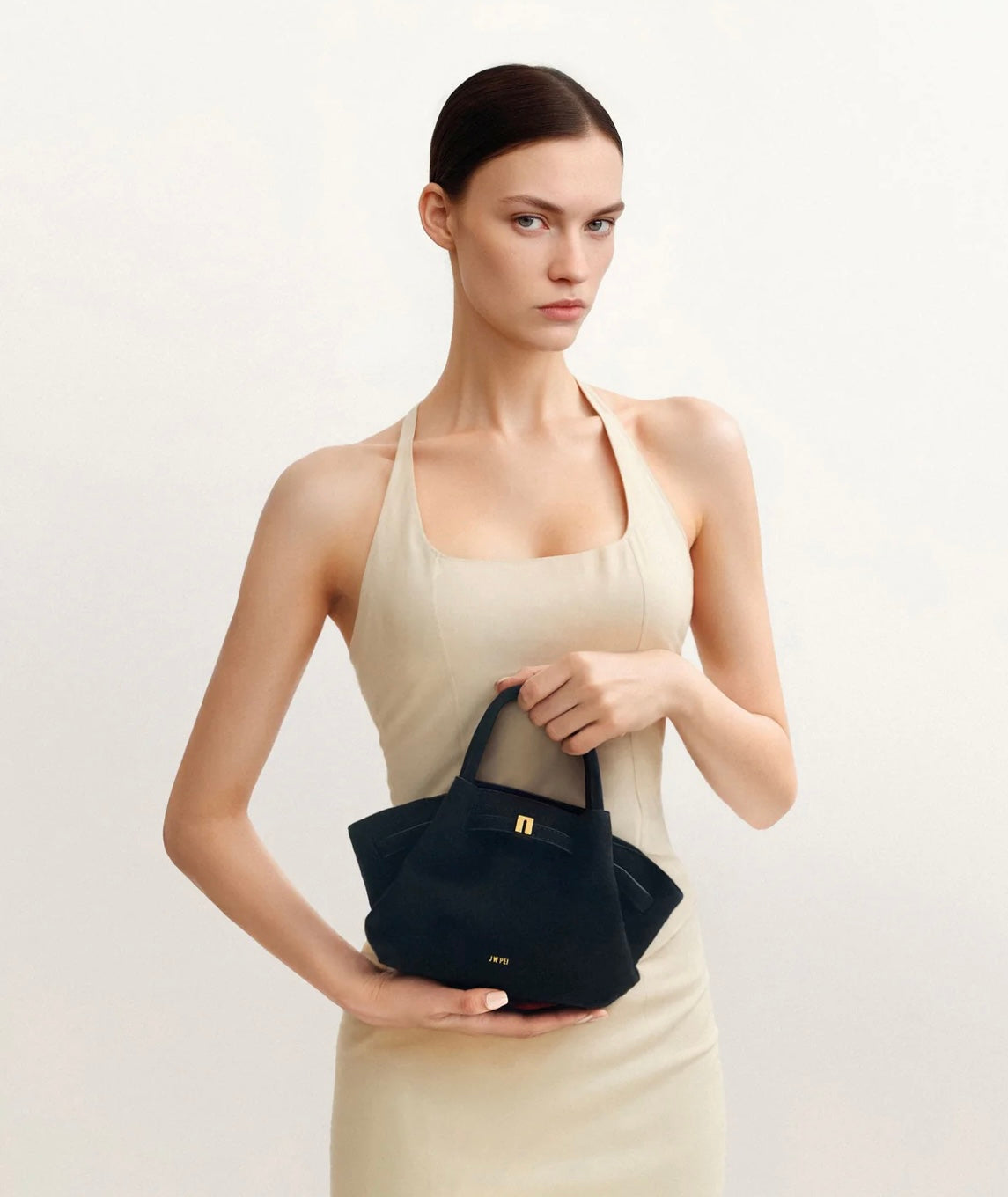 JW PEI mini suede tote